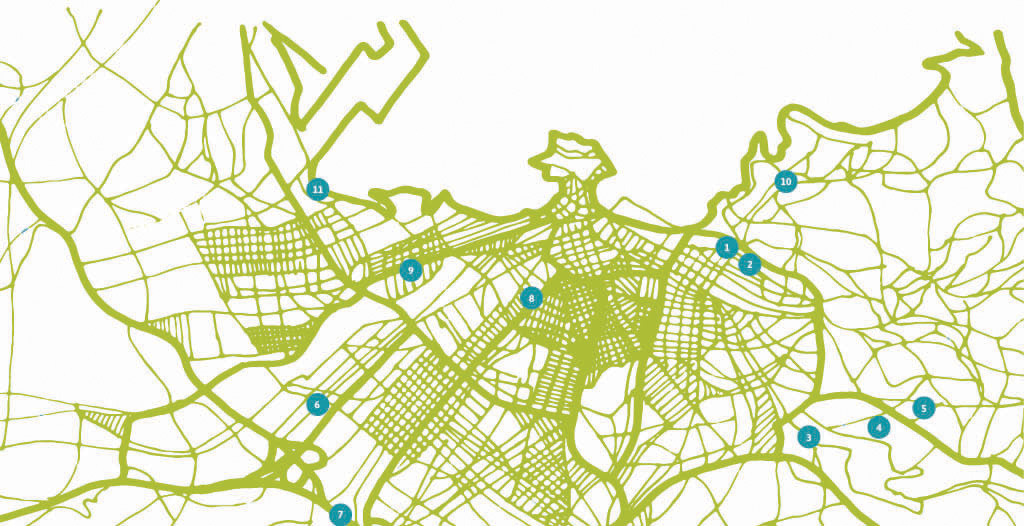 mapa parkings disuasorios en gijon