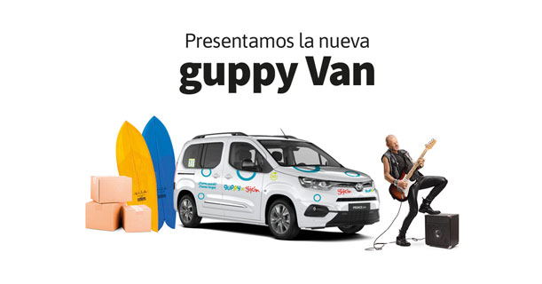 Presentamos guppy VAN: la nueva furgoneta eléctrica de guppy